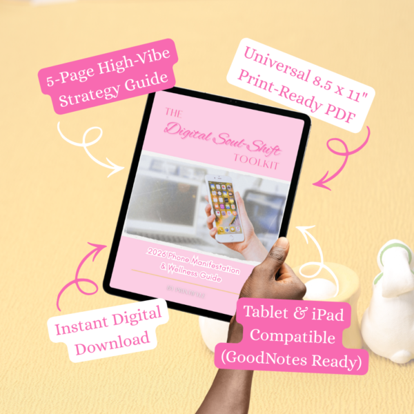 digital soul shift toolkit | 2026 phone manifestation & wellness guide
